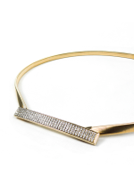 CADERIN ELASTIZADO HEBILLA RECTANGULAR STRASS - Imagen 2