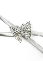 CADERIN ELASTIZADO HEBILLA MARIPOSA CON STRASS - Imagen 2