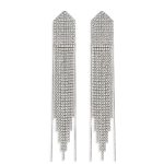 AROS MAXI EN PUNTA CON TIRAS STRASS Y METALIZADAS