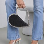 CARTERA CORAZON CON PIEDRAS