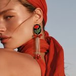 AROS ROSA CON CADENAS COLGANTES