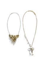 PACK 2 COLLARES LAYERED Y CHARMS DE LLAVES - Imagen 2