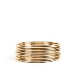 PACK 6 PULSERAS METALICAS