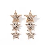 AROS TRIPLE ESTRELLA STRASS