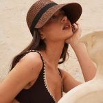 GORRA RAFIA CON CINTA