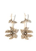 AROS LARGOS FLOR STRASS