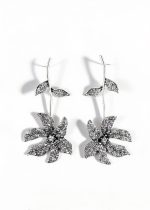 AROS LARGOS FLOR STRASS - Imagen 2