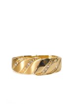 PULSERA RIGIDA STRASS ONDAS - Imagen 2