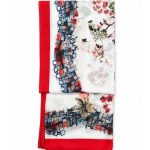 PASHMINA DISEÑO CADENAS Y FLORES