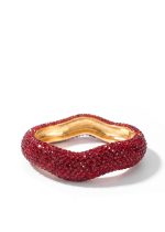 PULSERA RIGIDA ONDA STRASS COLOR