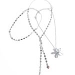 PACK 3 COLLARES DIJE FLOR ESPEJADA