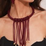COLLAR STRASS CON NUDOS Y TIRAS