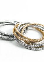 PULSERA ESPIRAL CON TEXTURA - Imagen 3