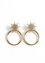 AROS CIRCULO CON SOL STRASS