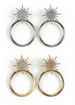 AROS CIRCULO CON SOL STRASS - Imagen 3